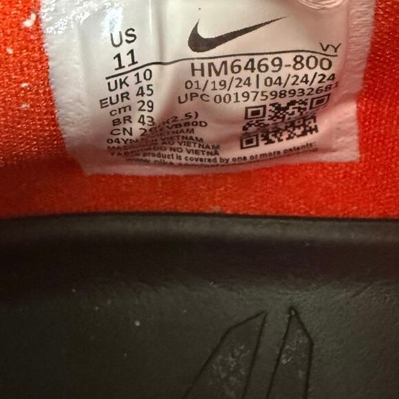 Rare Nike Kobe VIII Protro TB Team Orange Men Sneakers - SZ 11